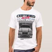 E36 Illustratie sportauto T-shirt (Voorkant)