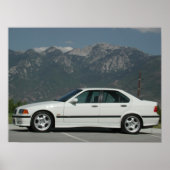 E36 M3 Sedan Poster (Voorkant)