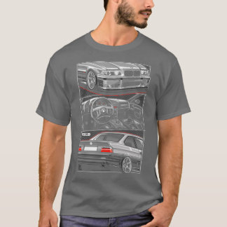 E36 Sport Car Illustratio Perfect Gift T-shirt