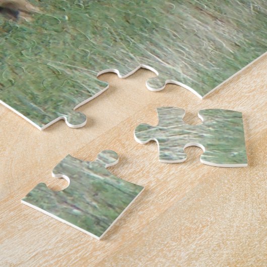 E3 Koe Elk en Calves Nose t/m Nose Legpuzzel (Zijkant)