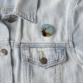 E42 Jonge Stiereland Ronde Button 3,2 Cm (In situ)