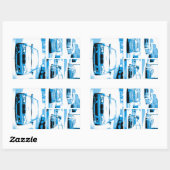 E46 Strips Rechthoekige Sticker (Vel)