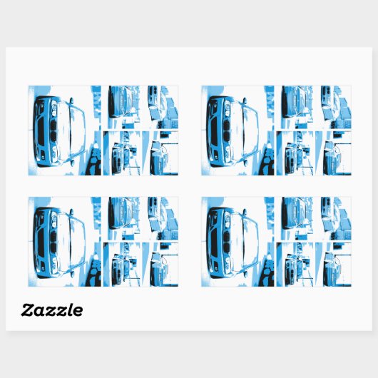 E46 Strips Rechthoekige Sticker (Vel)