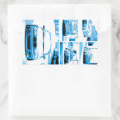 E46 Strips Rechthoekige Sticker (Tas)