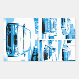 E46 Strips Rechthoekige Sticker