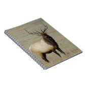 E46 Wapiti Stier Grote Stier Notitieboek (Rechterzijde)