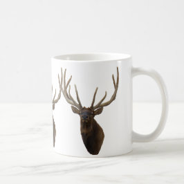 E48 Bull Elk hoofd in Velvet Koffiemok
