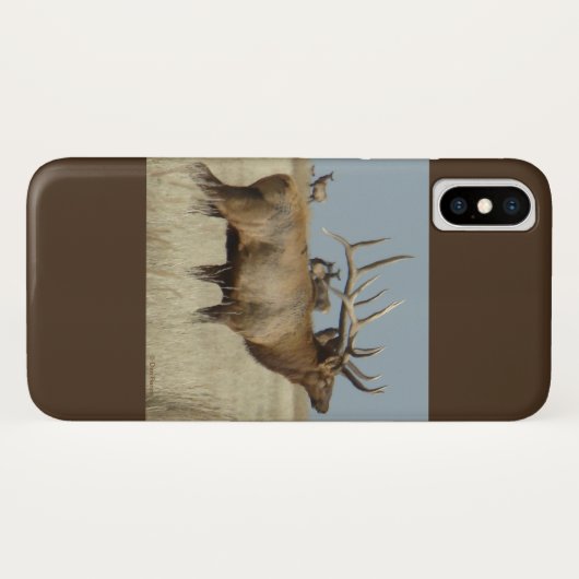 E4 Bull Elk Case-Mate iPhone Case (Achterkant (horizontaal))