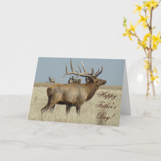 E4 Bull Elk Herd Boss Kaart (Gele Bloem)