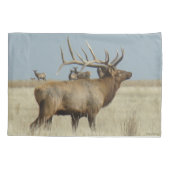 E4 Bull Elk Herd Master Kussensloop (Achterkant)