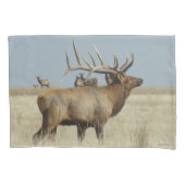 E4 Bull Elk Herd Master Kussensloop (Voorkant)