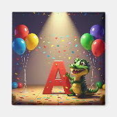 E4MA Kids Collection: Alligator Andy - Celebration Magneet (Voorkant)