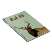 E50 Bull Elk hoofd en schouders Notitieboek (Rechterzijde)