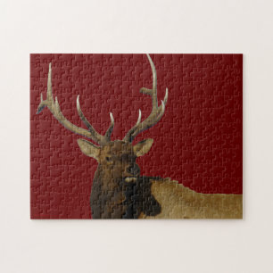 E50 Elandkopp en -schouders Legpuzzel