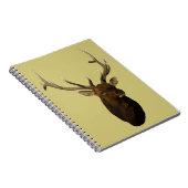 E51 Kop van Bull Elk Notitieboek (Rechterzijde)