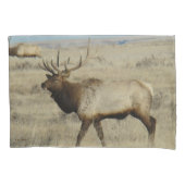 E55 Bull Elk Big Bull door de Hills Kussensloop (Voorkant)