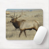 E55 Bull Elk Big Bull Muismat (Met muis)