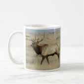 E55 Grote Bull Elk Stier Koffiemok (Links)