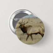 E55 Wapitihengst Ronde Button 5,7 Cm (Voorkant /achterkant)