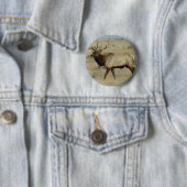 E55 Wapitihengst Ronde Button 5,7 Cm (In situ)