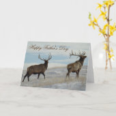 E57 Bull Elk Lucky 13 Bull Kaart (Gele Bloem)