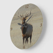 E59 Grote Bull Elk Klok (Hoek)