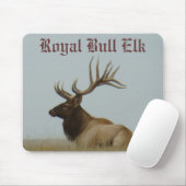 E5a Bull Elk Huge Bull Muismat (Met muis)