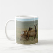 E61 Koe-eland en kalf Koffiemok (Links)