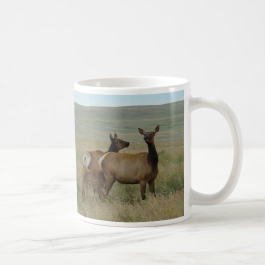 E61 Koe-eland en kalf Koffiemok (Rechts)