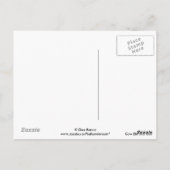 E61 Kow Elk en Calf Briefkaart (Achterkant)