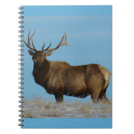 E62 Bull Elk Sky Lined Notitieboek