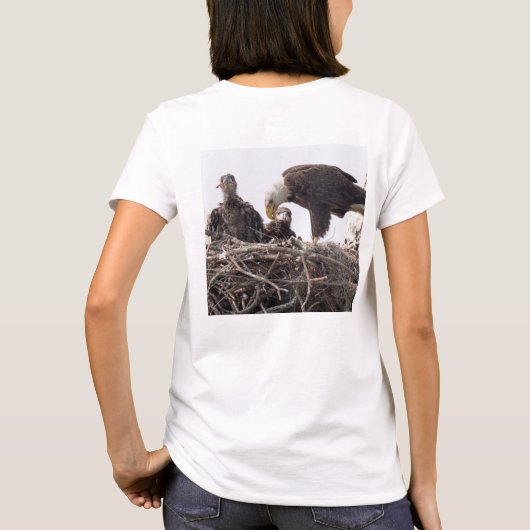 E7 & E8 SWFLEagleCam Logo' Women's Shirt (Achterkant)