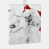 E7- en E8-kerstversiering Keramisch Ornament (Rechts)