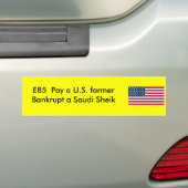 E85 - Een Saudische Sjeik bankroet Bumpersticker (Op auto)