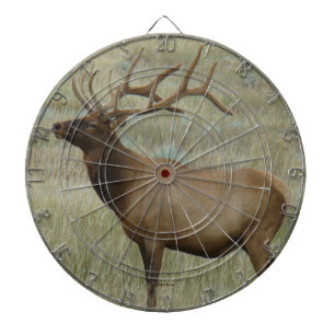 E8 Bull Elk in Fluwelen Ouderdomsfase Dartbord