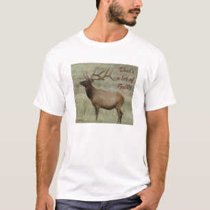 E8 Wapiti-hert in fluweel T-shirt