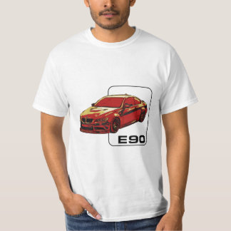 E90 M3 BMW Design - Rood T-shirt
