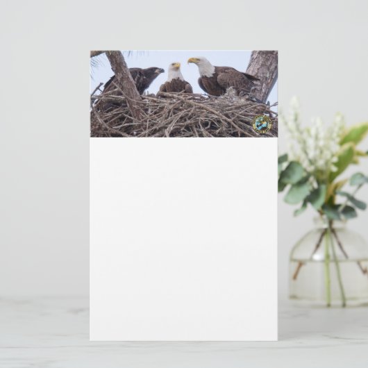 E9 & Aangepast Briefpapier voor familie (Staand voorkant)