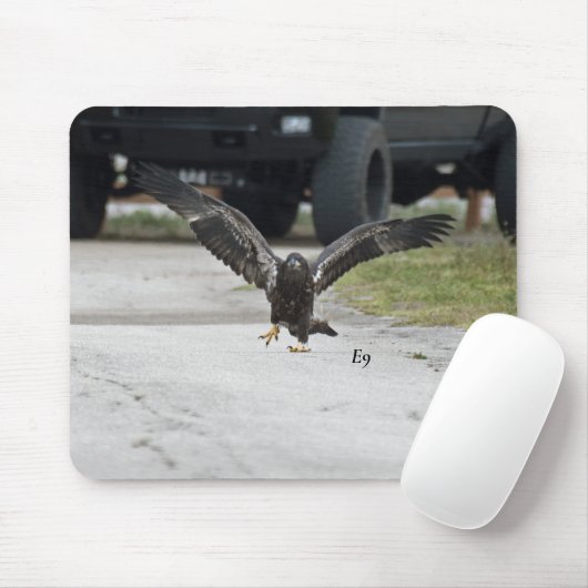 E9 als een baas lopen muismat (Met muis)