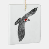 E9 Een nieuwe kerstversiering met de adelaar Keramisch Ornament (Rechts)