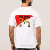 E 2/17 afbeelding voor- en achterzijde omhullen. t-shirt (Achterkant)