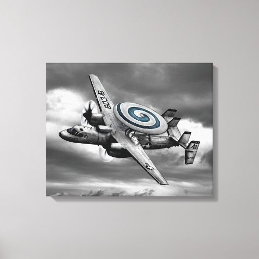 E-2 Hawkeye Canvas Afdruk (Voorkant)