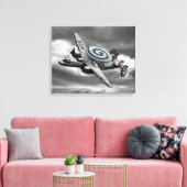 E-2 Hawkeye Canvas Afdruk (Insitu (Woonkamer))