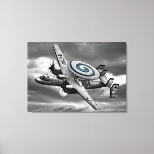 E-2 Hawkeye Canvas Afdruk