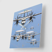 E-2 HAWKEYE VIERKANTE KLOK (Hoek)