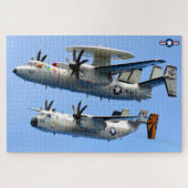 E-2C HAWKEYE en C-2A GREYHOUND (20x30 INCH) Legpuzzel (Horizontaal)