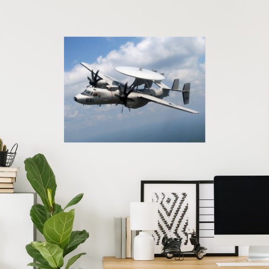 E-2C Hawkeye Poster (Thuiskantoor)