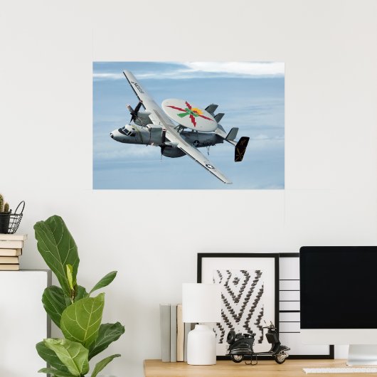 E-2C Hawkeye Poster (Thuiskantoor)