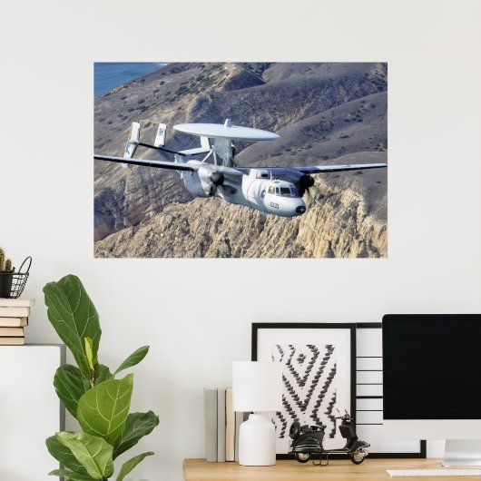 E-2C Hawkeye Poster (Thuiskantoor)