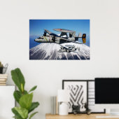 E-2C Hawkeye Poster (Thuiskantoor)